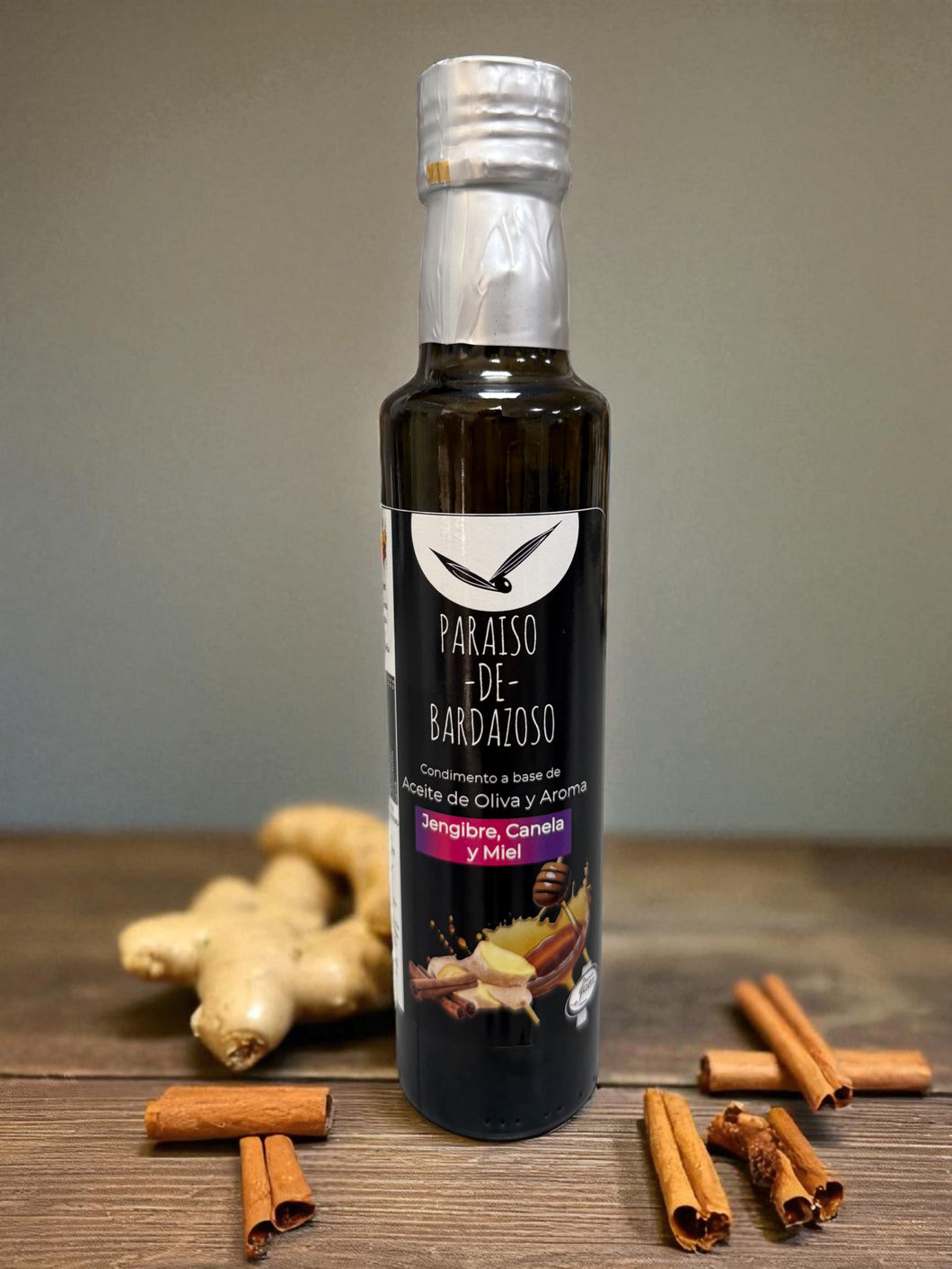 AOVE Aromatizado Jengibre, Canela y Miel 250ML